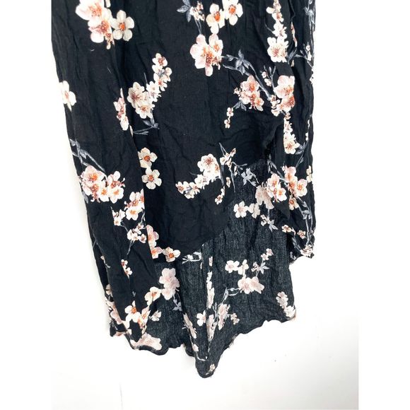 American Eagle Outfitters Hi Lo Floral Wrap Maxi Skirt Sz XS - Picture 4 of 10